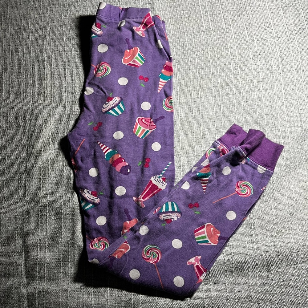 Purple Candy Print Leggings